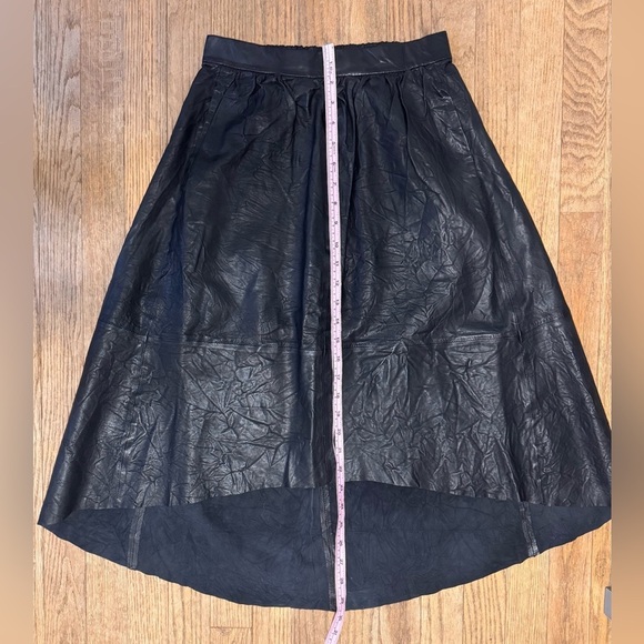 Zadig & Voltaire Joslin Cuir Froisse Leather Skirt - Picture 15 of 15